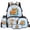 Capybara, variant on Yuyamidu Baseball Backpack for Boys 8-12 with Lunch Box 4 Pcs Kids School Bag Set with Pencil Case Water Bottle Sleeve Elementary Middle Bookbag Back to School Gifts