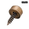 thumbnail image 3 of Uxcell 4Pack 9mm Decorative Screws with Caps Mirror Screws for Mirrors Tables Bronze, 3 of 6