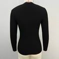 thumbnail image 7 of Zedker Tops for Women Square Long Sleeve Crop Neck Slim Fitted Casual Fashion Top,Plus Size Black XL, 7 of 7