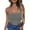 Gray, variant on Tube Tops for Women Show off your Figure Women's Sexy Crop Top High Cost Performance Tube Tops Sleeveless Stretchy Solid Strapless Solid color Tube Top