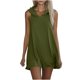 thumbnail image 3 of TaTaai Women's Casual Summer Tank Dress Round Neck Sleeveless Solid Color Knee Length Stretchy Soft Breathable Spring Daily Gift, 3 of 9