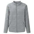 thumbnail image 5 of Weekend Big Promotion! ChaoHeng Ladies Jackets Clearance with Hood Fashion Trendy,Fashion Women Pockets Versatile Long Sleeve Solid Casual Outwear Jackets Zipper Coat(Gray,XXL), 5 of 6
