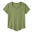 thumbnail image 4 of CUSTG Men T-Shirts Solid Color Crew Neck T Shirt Soft Breathable Casual Tee Shirt For Everyday Comfort Fashionable Daily Tops, 4 of 4