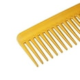thumbnail image 5 of Vocoste Wide Tooth Hair Comb Hair Detangling Comb for Wet and Dry Plastic Gold Tone, 5 of 6