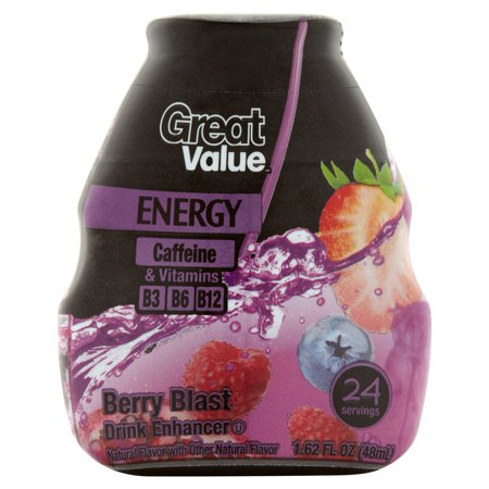 Great Value Energy Berry Blast Drink Enhancer, 1.62 fl oz - Walmart.com