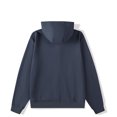 thumbnail image 3 of miqiqism Hoodies for Men, Men's Full Zip Hoodie,Comfy Long Sleeves Jacket,Comfy Solid Color Drawstring Hooded Sweatshirt Casual Long Sleeves Jackets with Pockets,Dark Blue,3X-Large, 3 of 3