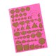 thumbnail image 5 of Herramienta de dibujo de regla DIY, plantilla portátil hecha a mano, plantilla de filigrana de diferentes formas, herramienta de papel para filigrana Rosa Macarena tablero de quilling de papel, 5 of 8