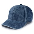 thumbnail image 2 of Pacific Headwear P207 Hybrid Denim Dad Cap - Black - OS, 2 of 2