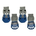 thumbnail image 2 of Calcetines para perros Calcetines antideslizantes para mascotas con refuerzo de goma Calcetines de punto para perros con suelas de tracción Protector de pata de perro para uso en interiores, 4PCS MFZFUKR 220515-3, 2 of 8