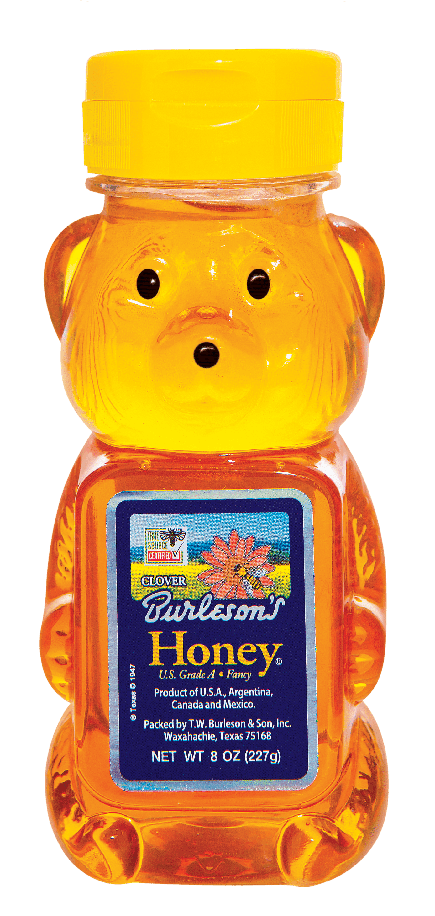 Burleson's Clover Pure Honey, 8 oz by Burleson's Inc