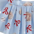 thumbnail image 3 of Toddler Baby Girls Clothes 3t 4t Cartoon Cotton Summer Short Sleeve T-Shirt And Shorts Kids Outfit Set 6-12 Months 12-24 Months 5t 6t 7t Children,Button-Down(Blue,12-18 Months), 3 of 3