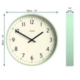 thumbnail image 4 of Reloj de pared JONES CLOCKS® Studio Modern 30 cm Neo Mint Green, 4 of 7