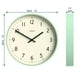 thumbnail image 4 of Reloj de pared JONES CLOCKS® Studio Modern 30 cm Neo Mint Green, 4 of 7