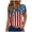 A01_Red, variant on Yghzkop Independence Day Patriotic Shirt for Women Summer 4th of July V-Neck Short Sleeve Tops USA Flag Stars Stripes Graphic Button T-Shirts Loose Breathable Comfy Blouse Clothing