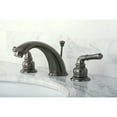 thumbnail image 2 of Kingston Brass KB963 Magellan Widespread Bathroom Faucet with Retail Pop-Up, Black Stainless, 2 of 2