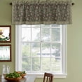 thumbnail image 3 of 2 Pack Sage Green Floral Boho Valances for Windows Bedroom Living Room Window Treatments, Ethnic Tribe Abstract Art Flower Rod Pocket Valance Drapes Short Kitchen Curtains Over Sink 60"x18", 3 of 8