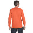 thumbnail image 4 of Gildan Men DryBlend 50/50 Long Sleeve T-Shirt, Moisture-Wicking Crew Neck Tee, Orange, XL, 4 of 4
