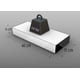 thumbnail image 2 of Pack de 2 Repisa Flotante Elegante Gruesa Alto Brillo 40 X 17 X 6 cm Color Negro, 2 of 3