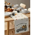 thumbnail image 4 of It's Fall Y'all Table Runners 36 Inches Long Washable Pumpkin Truck Thanksgiving Table Runner for Round Table Kitchen Coffee Dining End Table Living Room Use, 4 of 8