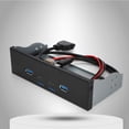 thumbnail image 3 of TYPE-C Front Panel, 80cm / 31.5in 10G Optical Drive TYPE-E Panel USB 3.1 Front Panel, Black Desktop Accessories GEN2 Front Panel for PC Computer, 3 of 7