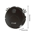 thumbnail image 3 of Robot Vacuum - 3-in-1 Sweeping, Vacuuming & Mopping, 12.6 x 12.6 x 2.6in, 70mm Ultra-Thin for Under Furniture, Low-Noise Self-Charging for Home(), 3 of 5