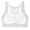 02-Gray, variant on Lightweight Bra for Girls No Underwire Adjustable Straps Bra Comfort Breathable Seamless Padded Bra White 14 Years