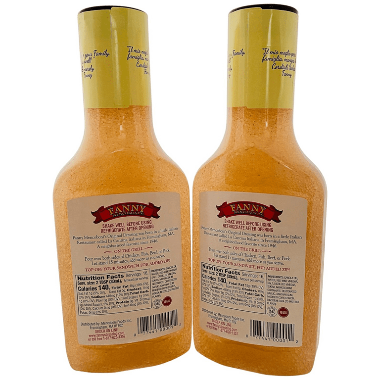 Fanny Original Blend Italian Dressing (2pk) with Perdy Good Salad Tongs Fanny Original Blend Italian Dressing (2pk) with Perdy Good Salad Tongs