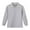 Grey, variant on YuYuBao Kids Boys Girls Polo Shirts Long Sleeve Thicken Solid Color Shirts Button Closure Comfortable Pullovers