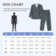 thumbnail image 4 of Balery cute fall fox Pijama para Hombre de Dos Piezas con Manga Larga, Conjunto de Dormir y Descanso Suave con Bolsillos-Medium, 4 of 7