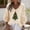 Beige, variant on Craaazy Christmas Shirts for Women Fashion Clothing Christmas Printed 3/4 Sleeve V Neck Xmas Womens Tops Gifts