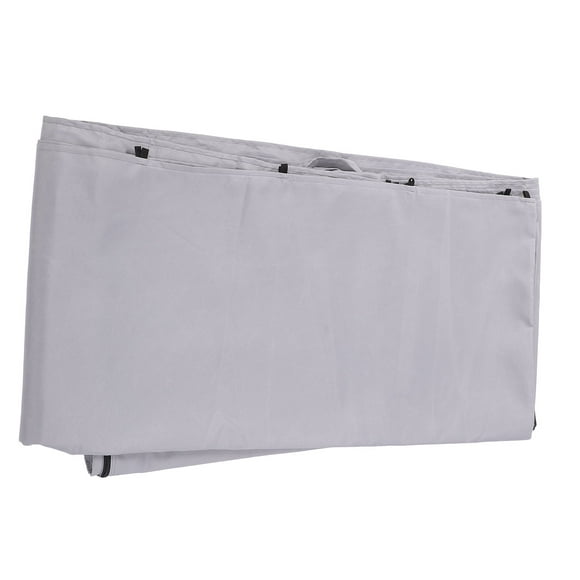 Parois latérales d'auvent de remplacement, parois latérales de tente d'auvent robustes résistantes à l'eau UV50 +, filets de tonnelle extérieure pour patio, jardin, gris