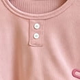 thumbnail image 5 of hotojiny Little Girls Long Sleeve Shirts Comfy Soft Crewneck Plain Kids Tops Boys Fitted Casual Undershirts(Pink,2-3 Years), 5 of 6