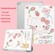 thumbnail image 1 of Sanrio-funda protectora de tres pliegues para tableta, carcasa de Hello Kitty Pochacco MyMelody para iPad Air 1, 2, 3, Mini 4, 5, 6, iPad Pro 2022, 11 pulgadas, 1 of 5