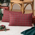 thumbnail image 1 of Fundas de almohada decorativas AQOTHES 30 x 50 cm, diseño navideño, 1 of 5