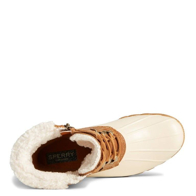Sperry Women s Saltwater Tall Snow Boot Ivory 7 Walmart