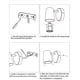 thumbnail image 3 of Yuarrent Lámpara de pared para dormitorio, mesita de noche, sala de estar, lámpara de noche, decoración de iluminación giratoria, aluminio Iluminación y accesorios luz blanca blanca, 3 of 6