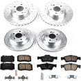 thumbnail image 3 of PowerStop Front and Rear Z23 Evolution Sport Carbon-Fiber Ceramic Brake Pad and Drilled & Slotted Rotor Kit Fits: MERCEDES-BENZ Select Models K7764, 3 of 10