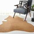 thumbnail image 2 of SAFAVIEH Suede Cowhide Einri Solid Area Rug, Light Beige, 5' x 7', 2 of 8