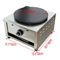 thumbnail image 2 of New Crepes Maker Commercial Fruit Pancake Machine Single Head LP Gas 2800PA, 2 of 11