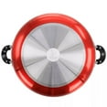 thumbnail image 3 of Better Chef 16 Inch Aluminum Non-Stick Deep Fryer Red Model DF1602R Glass Lid, 3 of 5