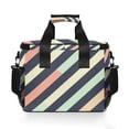 thumbnail image 7 of FORMRS Insulated Cooler Bag 24 Cans Capacity Soft Leakproof Lunch Box with Side Pockets, Isometric Green, 7 of 7