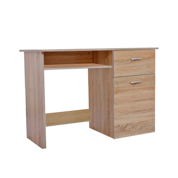 Escritorio Top Living Minimalista con Cajones Estilo Madera Roble