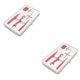 thumbnail image 1 of Kit de Herramientas de Reparación de Carretes de Pesca Greeniant Metal Duradero Rojo 2Conjunto, 1 of 1