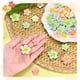 thumbnail image 4 of Uxcell Paquete de 50 Flores de Resina, Flores de Plumeria Artificial de 0.98 pulgadas/2.5 cm con Respaldo Plano para Manualidades/ Vestido/Boda [Azul], 4 of 6