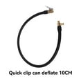 thumbnail image 4 of Dalazy Universal Car Bike Inflator Nozzle Extended Hose Scooter Motorbike Air Pump Extender Automotive Inflation Accessories 10cm Deflatable, 4 of 9