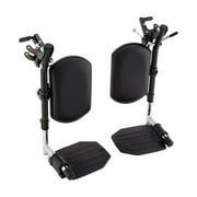 Invacare Wheelchair Elevating Legrests - Padded Calf Pads, Composite Footplates & Swing Away Function
