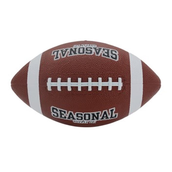 Seasonal Supply Co. Size 6 Rubber Football, Brown