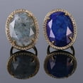 thumbnail image 2 of Opening Adjustable Ring Gold Color Plated Crystal CZ Zircon Rings for Women Men, 2 of 6