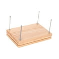 thumbnail image 4 of KLKCMS Wooden Book Press Flat Paper Press Machine for Labels Cardboard Scrapbooking Three Layer, 4 of 9