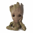 thumbnail image 2 of 4 Kinds Of Superhero, Tree Man Flowerpot Tree Man Flowerpot Drainage Hole Pencil And Pencil Holder Diligent Office Party Decorations Christmas Birthday Gift Flowerpot, 2 of 5